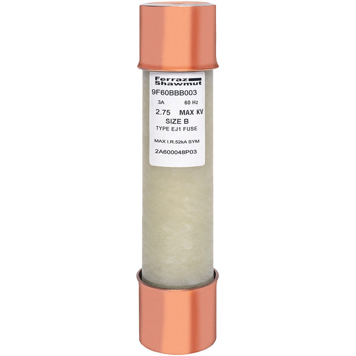 Mersen 9F60BBB003 - Medium Voltage Fuse 2750V AC (3A, 52kA AIC)