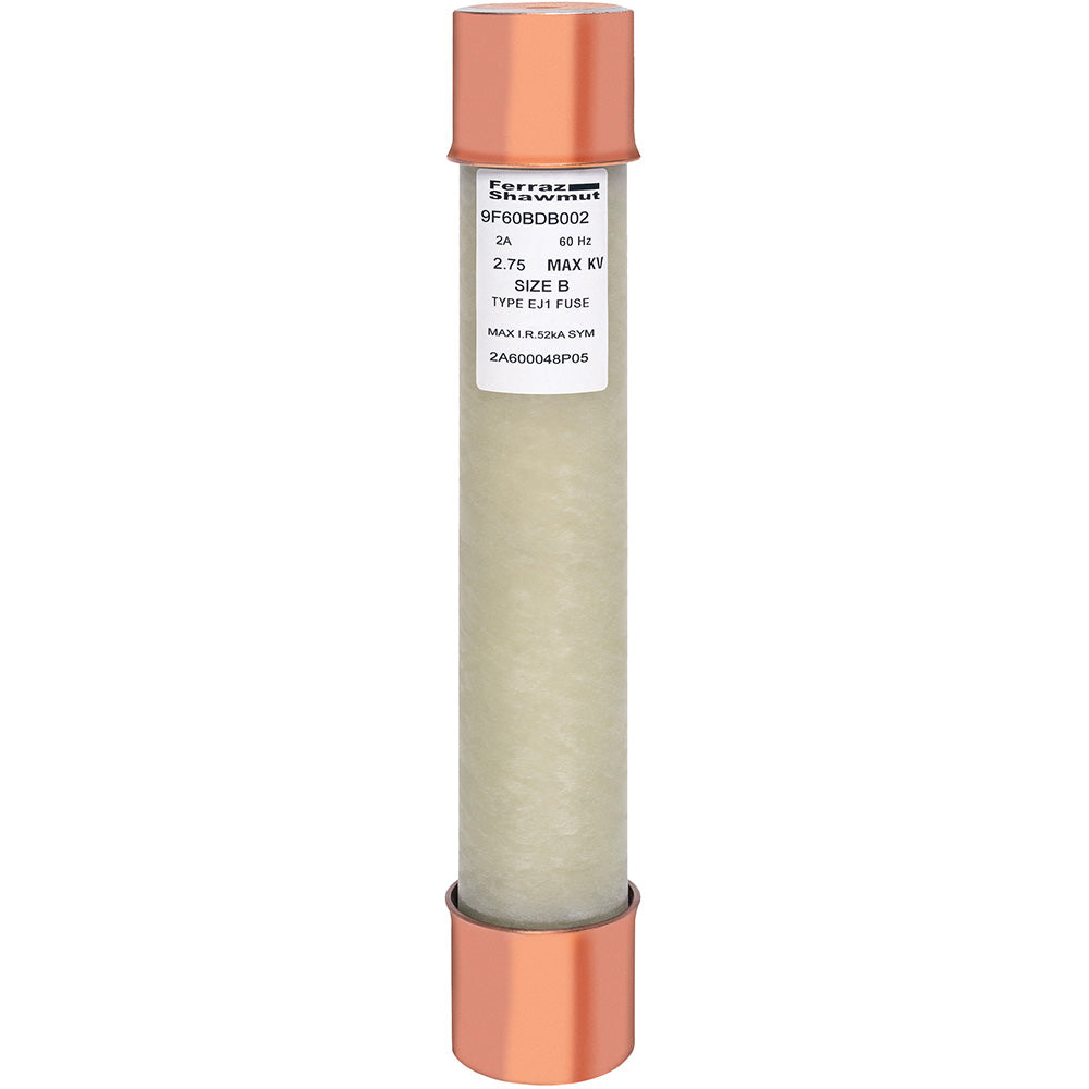 Mersen 9F60BDB002 - Medium Voltage Fuse 2750V/2A (52kA AIC @2.75kV)