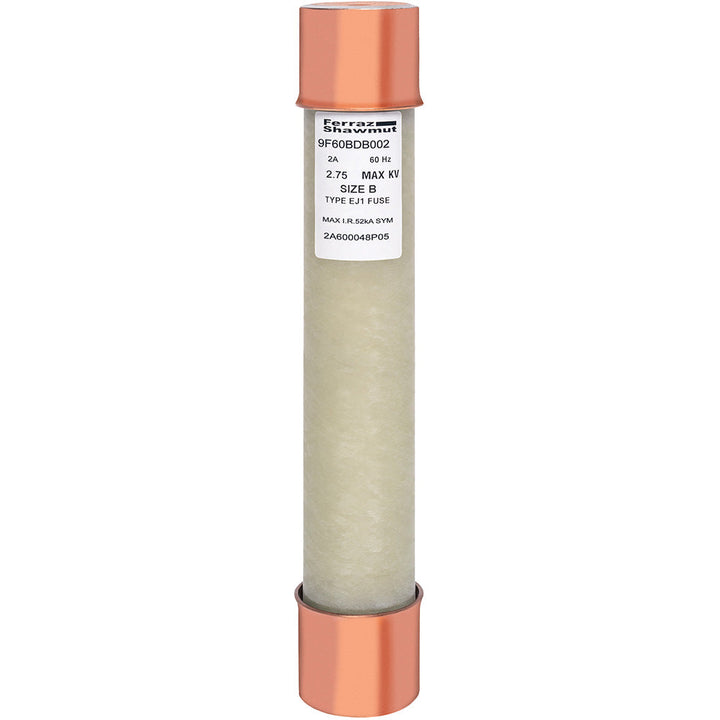 Mersen 9F60BDB002 - Medium Voltage Fuse 2750V/2A (52kA AIC @2.75kV)