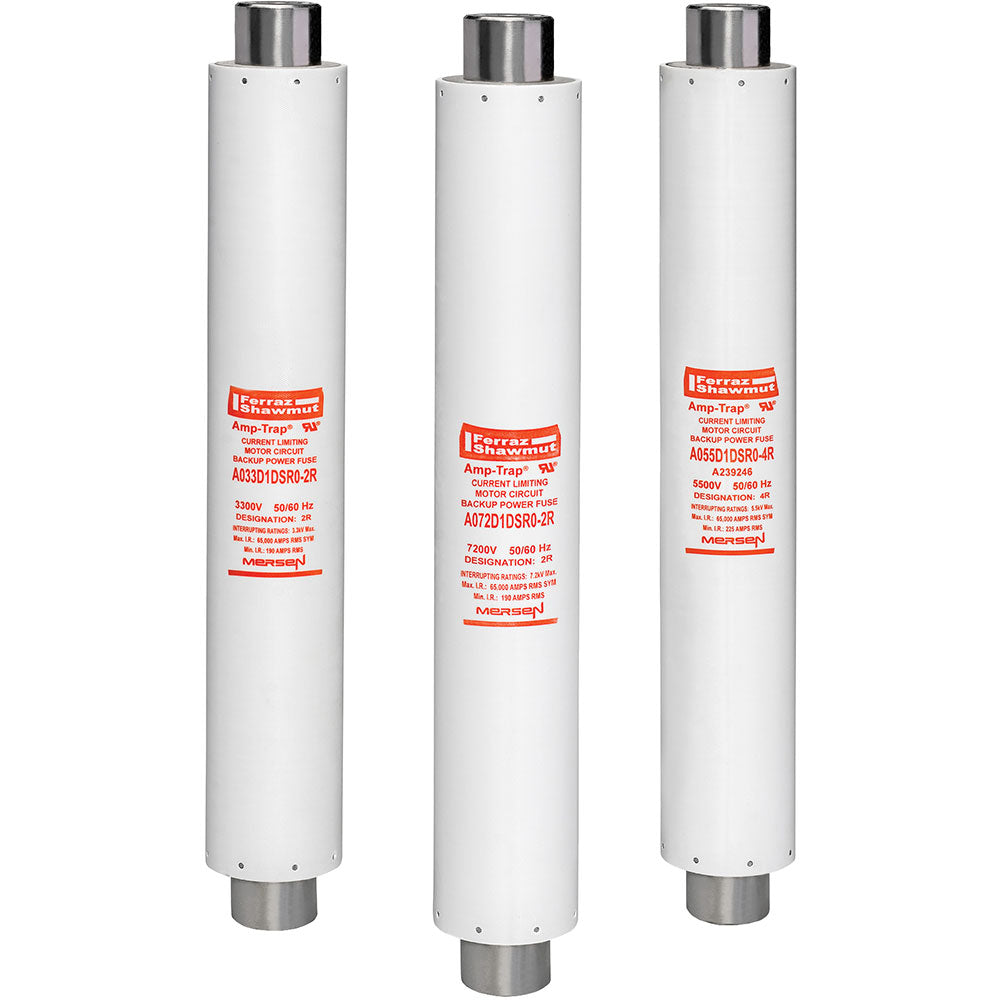 Mersen A055D1DSR0-12R - Medium Voltage Fuse 5.5kV/230A (65kA AIC, Class R)