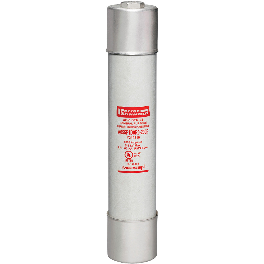 Mersen A055F1D0R0-200E - Medium Voltage Fuse 5500V/200A (63kA AIC @5.5kV)