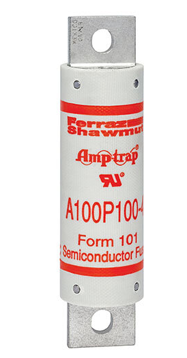 Mersen A100X10-4 - Class A Fuse 1000V/100A (Bolt-In Blade Connection)