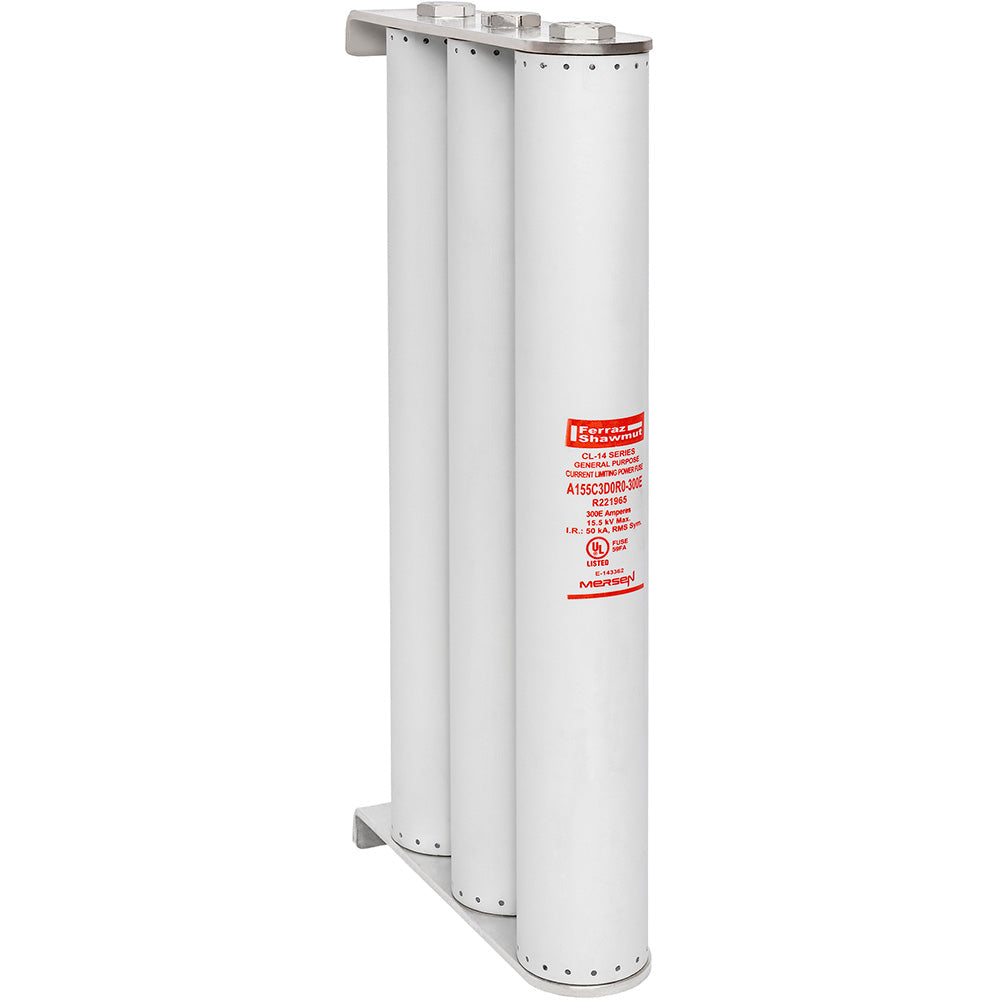 Mersen A155C3D0R0-300E - Medium Voltage Fuse 15.5kV/300A (50kA AIC Rating)