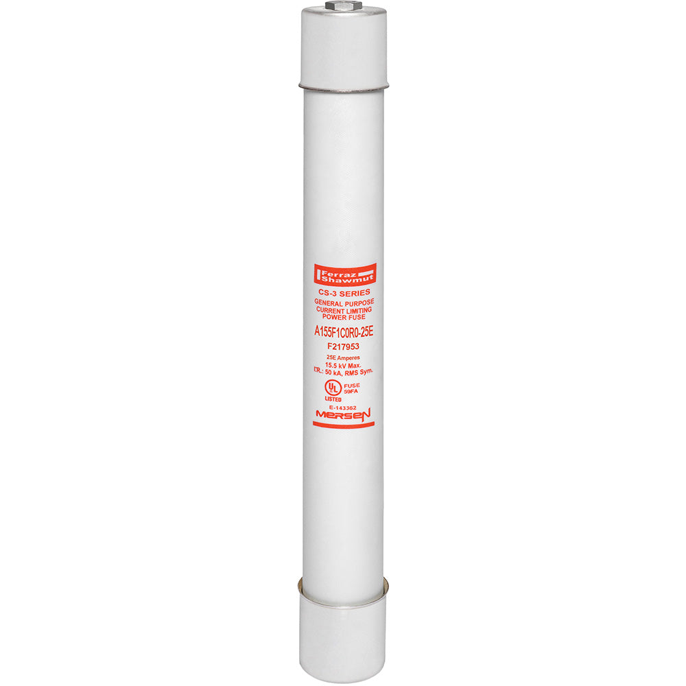 Mersen A155F1C0R0-25E - Medium Voltage Fuse 15.5kV/25A (50kA AIC)