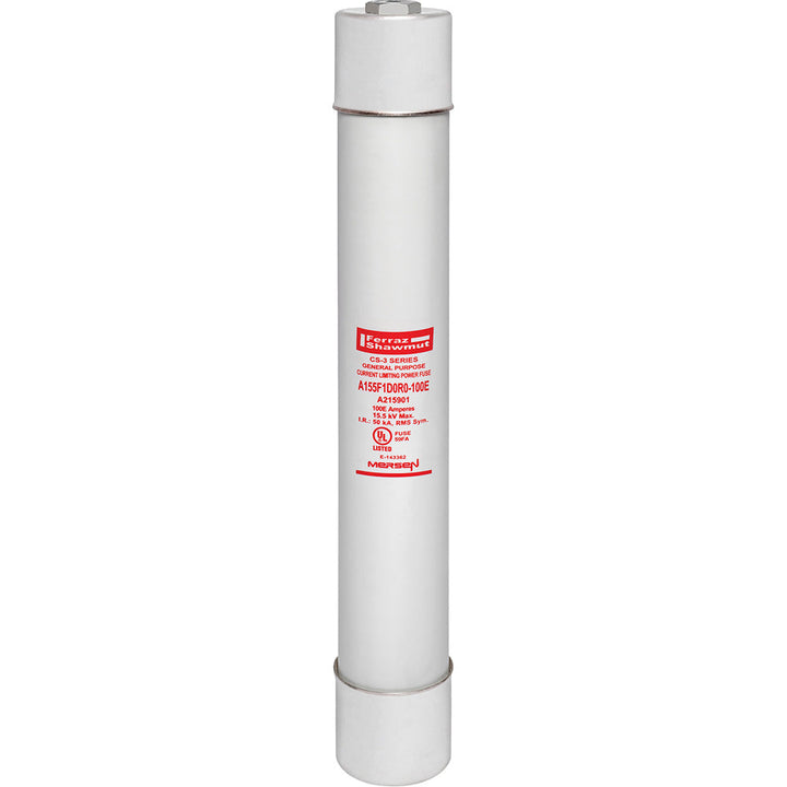 Mersen A155F1D0R0-100E - Medium Voltage Fuse 15.5kV/100A (50kA AIC Rating)