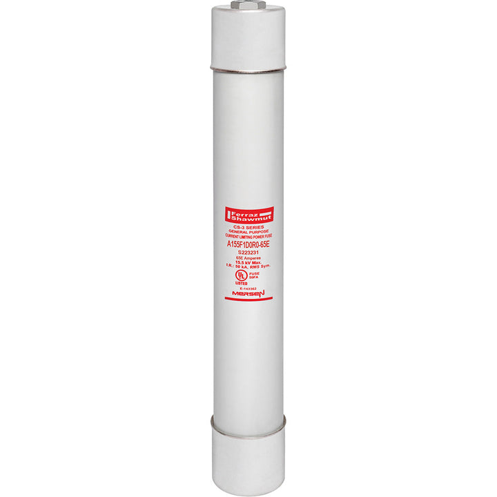 Mersen A155F1D0R0-65E - Medium Voltage Fuse 15.5kV/65A (50kA AIC, Class E)