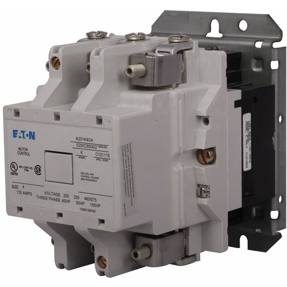 Cutler Hammer A201K4BA - Contactor 600V 135A 2-Pole