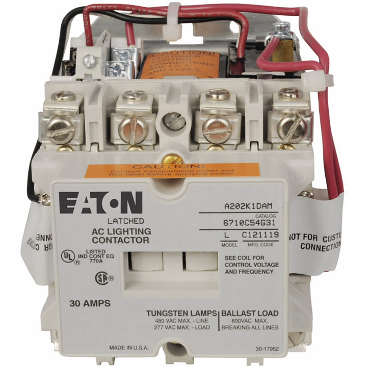 Cutler Hammer A202K1GAM - 8-Pole Contactor 600V 30A