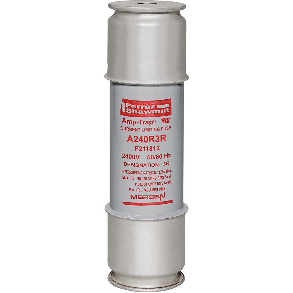 Mersen A240R3R - Medium Voltage Fuse 2400V 100A (65kA AIC @ 2.4kV)