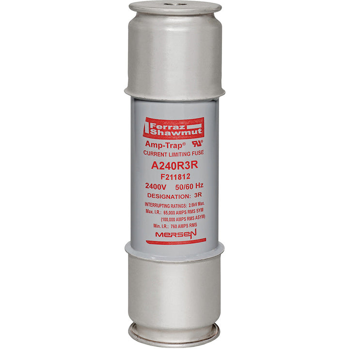 Mersen A240R3R - Medium Voltage Fuse 2400V 100A (65kA AIC @ 2.4kV)