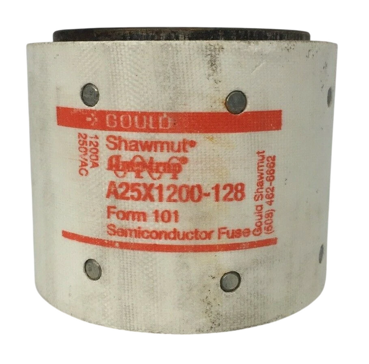 Mersen A25X1200-128 - Semiconductor Fuse 1200A 250V (Class J Bolt-In)