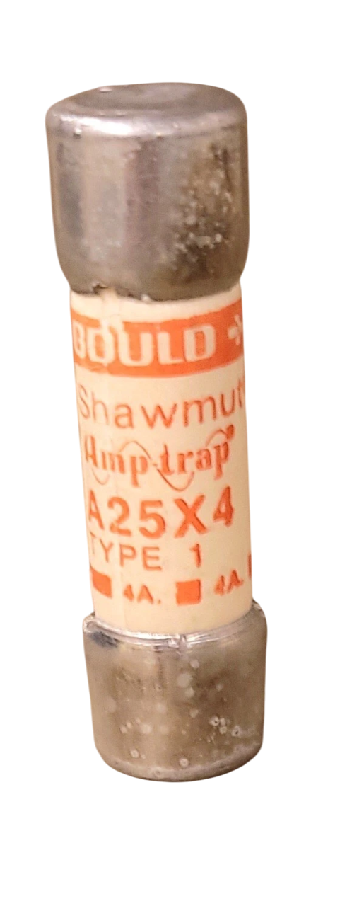 Mersen A25X4-1 - Semiconductor Fuse 4A 250V (50kA AIC)
