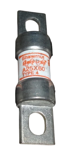 Mersen A25X60-4 - Semiconductor Fuse 60A (100kA@250V Interrupt Rating)
