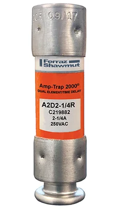 Cutler Hammer A2D2-1/4R - RK1 Class Fuse 2A 250V (200kA AIC Rating)