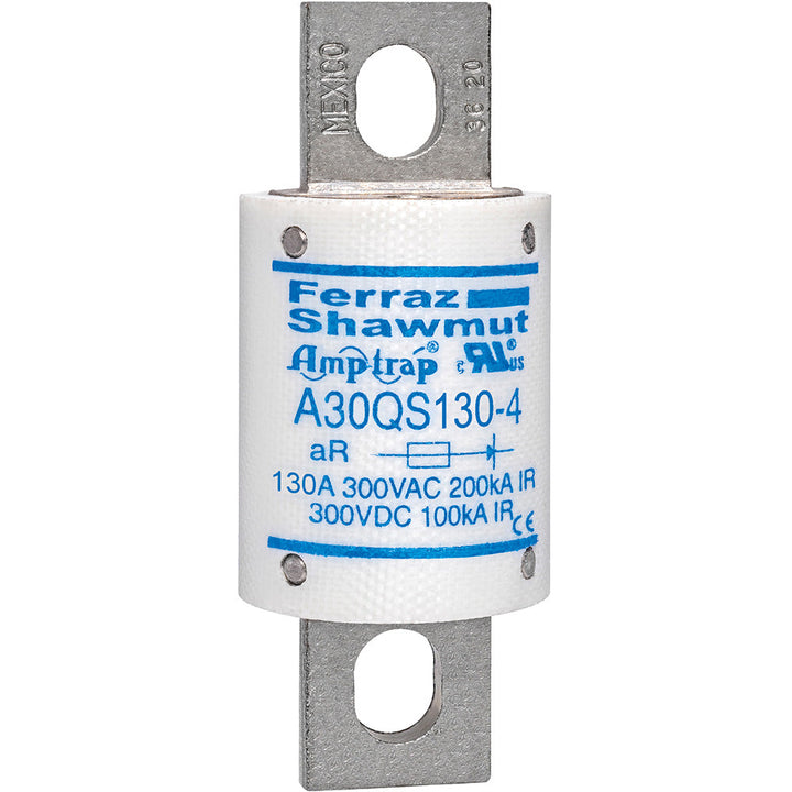 Ferraz Shawmut A30QS130-4 - Low Voltage Fuse 130A (200kA@300V Interrupting Capacity)