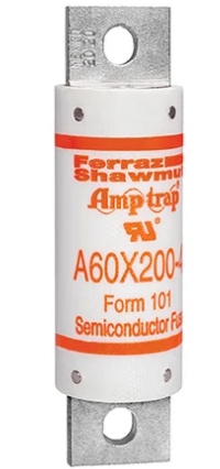 Mersen A60X200 - Semiconductor Fuse 2000A (200kA@600V Interrupt Rating)