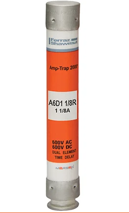 Mersen A6D1-1/8R - RK1 Class Fuse 600V/1A (200kA AIC @600V)