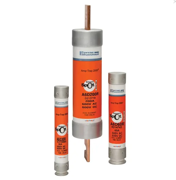 Mersen A6D2.8R - Class RK1 Time-Delay Fuse 2.8A 600V