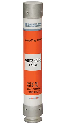 Mersen A6D3-1/2R - RK1 Class Fuse 600V/3A (200kA AIC)