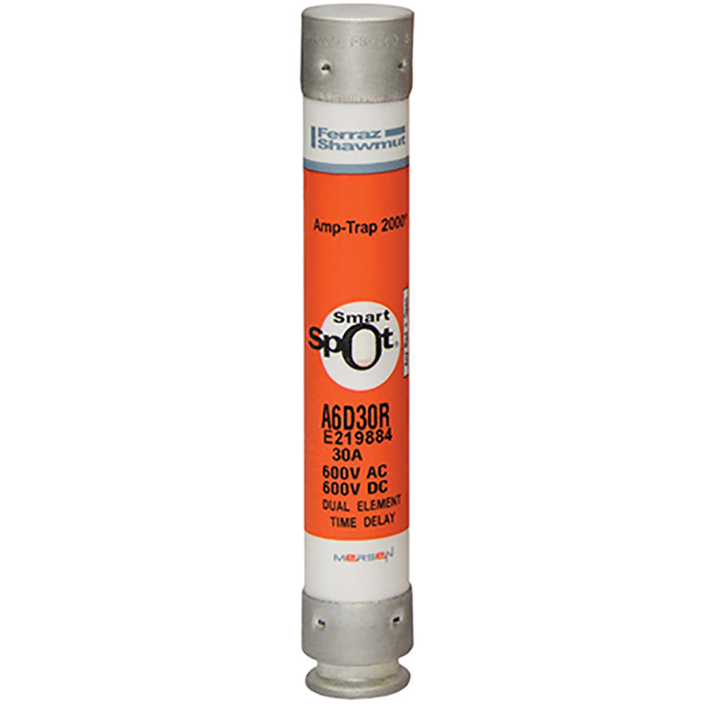 Mersen A6D30R - RK1 Class Fuse 30A 600V (200kA AIC Current-Limiting)