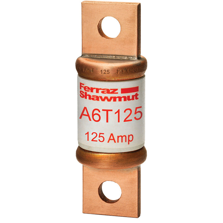 Mersen A6T125 - Class T Fuse 125A (200kA@600V Interrupt Rating)