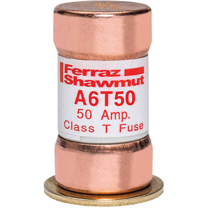 Mersen A6T50 - Class T Fuse 50A (200kA@600V Interrupt Rating)