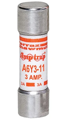 Cutler Hammer A6Y3 - Class K Fuse 3A 500V (200kA AIC)