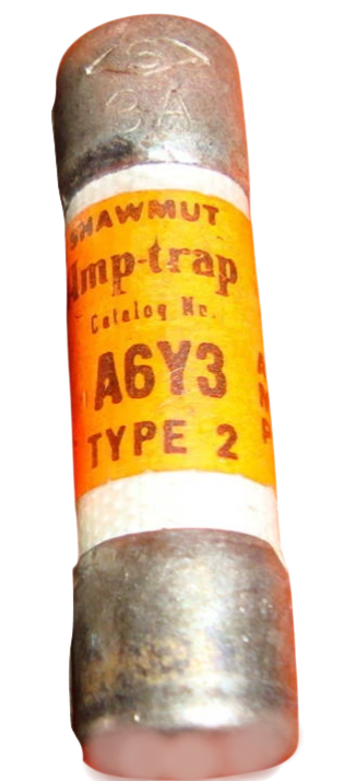 Cutler Hammer A6Y3E - Class K Fuse 3A 600V (200kA AIC Rating)