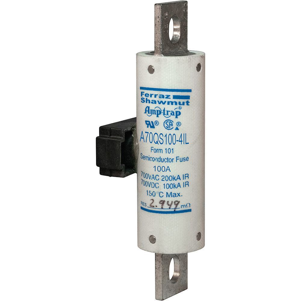 Mersen A70QS100-4IL - Low Voltage Fuse 700V AC (100A, 200kA AIC)