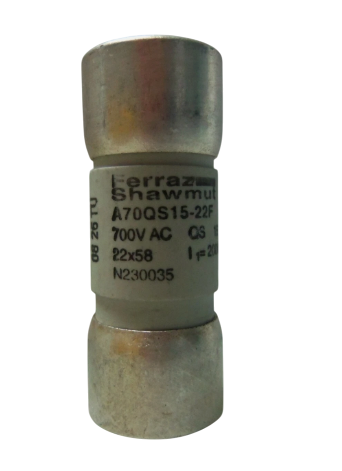 American/Federal Pacific A70QS15-22F - Low Voltage Current-Limiting Fuse 15A (200kA AIC @ 690V)