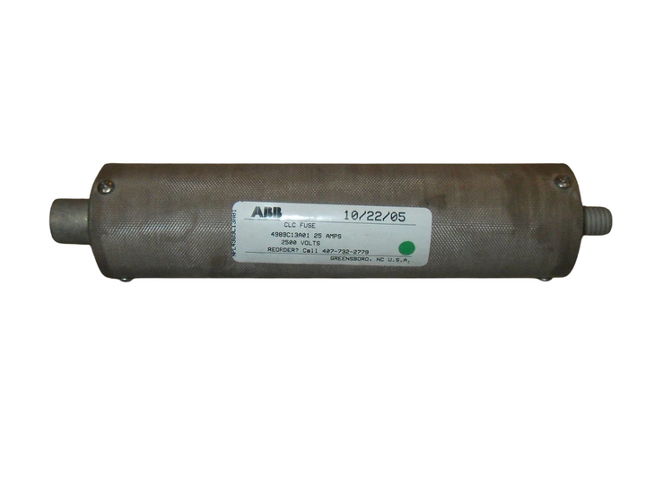 ABB 4989C13A01 - CLC Series Medium Voltage Fuse 25A 2500V (35kA AIC)