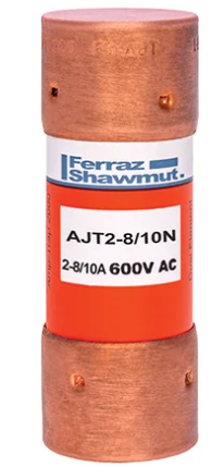 Mersen AJT2.8 - Class J Time-Delay Fuse 2.8A 600VAC