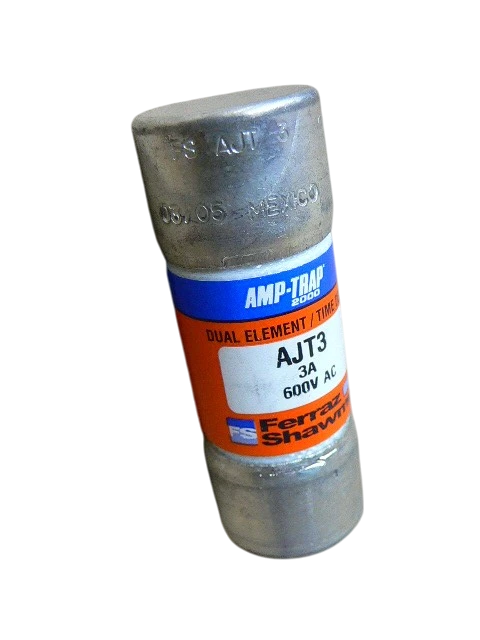 Franklin Controls AJT3-1/2 - Class J Fuse 3A 600V (200kA AIC)