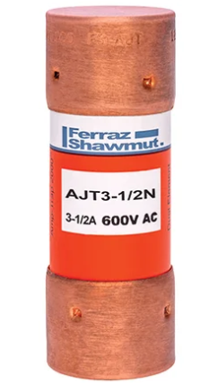 Mersen AJT3.5 - Class J Time-Delay Fuse 3.5A 600V