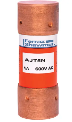 Mersen AJT4.5 - Class J Fuse 4.5A 600VAC (Time-Delay)