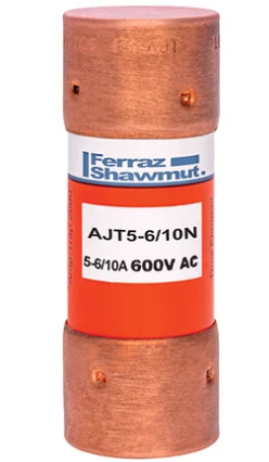 Mersen AJT5-6/10N - AJT Series Fuse 600V AC 5.6A (UL/CSA Certified)