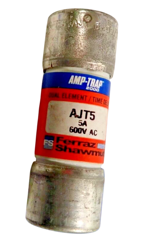 American/Federal Pacific AJT5 - Class J Time-Delay Fuse 5A 600V (200kA AIC)
