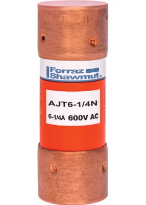 Mersen AJT6-1/4 - Class J Fuse 6A 600V (200kA AIC)