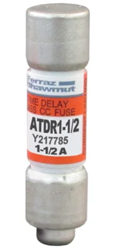 Eaton Cutler-Hammer ATDR1-1/2 - Class CC Fuse 1A 600V (200kA AIC Rating)