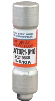 Eaton ATDR1-6/10 - Class CC Fuse 1A 600V (200kA AIC Rating)