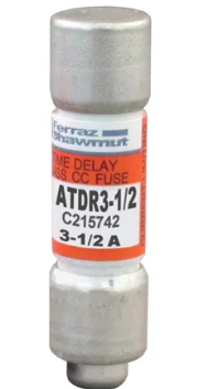 Mersen ATDR3-1/2 - Class CC Current-Limiting Fuse 600V 3A (200kA AIC)