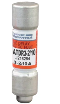 Eaton ATDR3-2/10 - Class CC Fuse 3A 600V (200kA AIC Rating)
