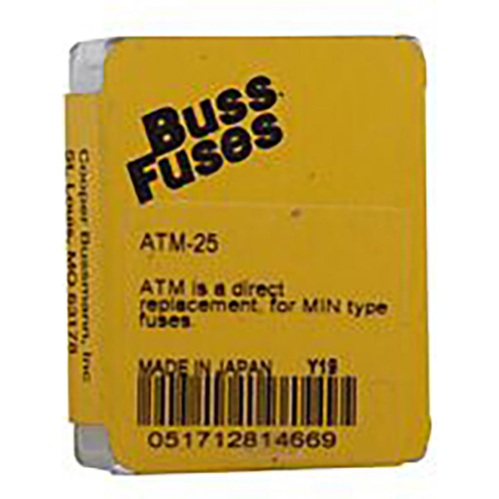 Bussmannn ATM-25 - ATM Series Fuse 25A@32VDC (1kA AIC Rating)