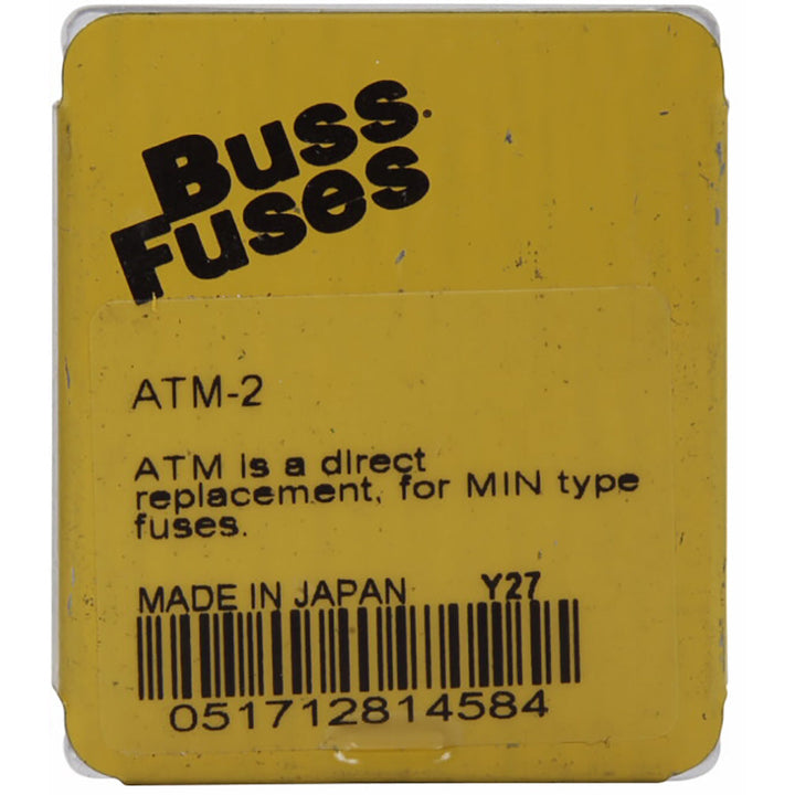 Bussmannn ATM-2 - Blade Fuse 2A (32V DC Protection)