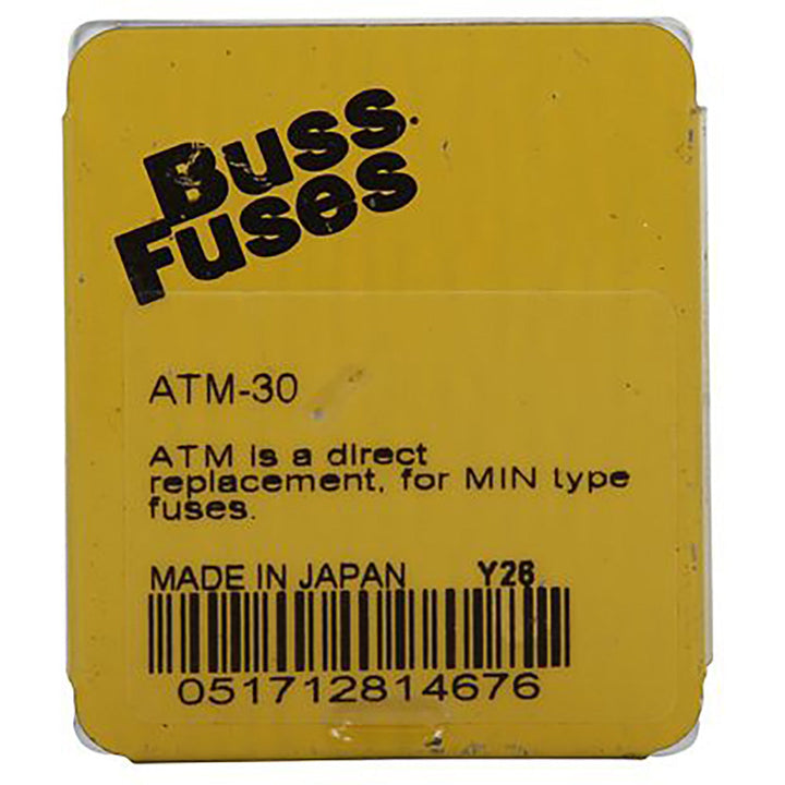 Bussmannn ATM-30 - Blade Fuse 30A (32V DC Protection)