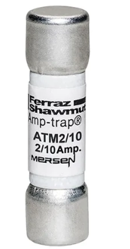 Mersen ATM2/10 - Low Voltage Fuse 2A 600V (100kA AIC Rating)