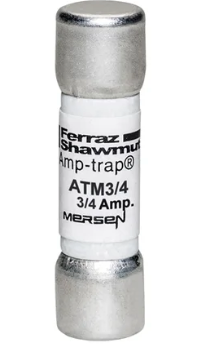Mersen ATM3/4 - Low Voltage Fuse 3A (100kA AIC @600V)