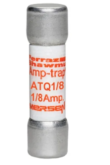 Mersen ATQ1/8 - Low Voltage Midget Fuse 1A 500V (10kA AIC)