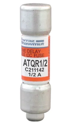 Mersen ATQR0.5 - Class CC Time-Delay Fuse 0.5A 600V