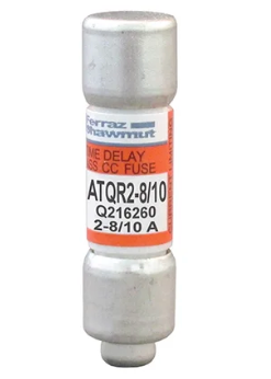 Mersen ATQR2-8/10 - Class CC Fuse 600V/2A (200kA AIC Current-Limiting)